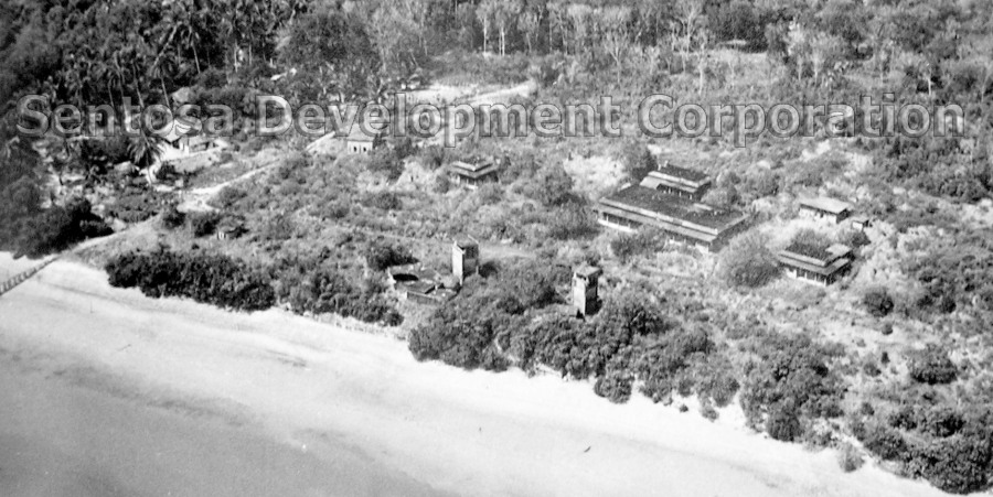Aerial view of Calder Harbour