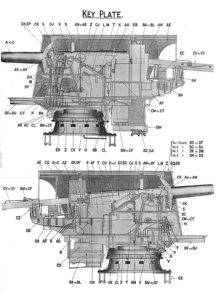 Cut away drawing of the gun