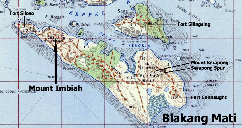 Map of Blakang Mati
